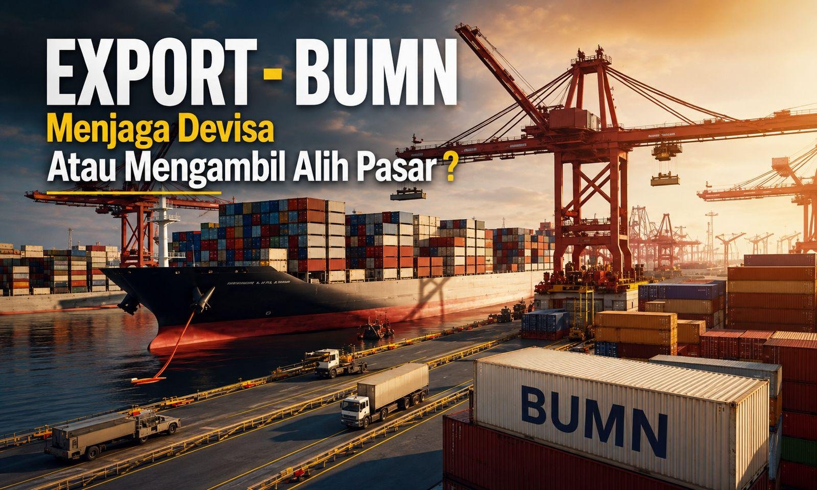 Negara dan Ekspor: Menjaga Devisa atau Ambil Alih Pasar?